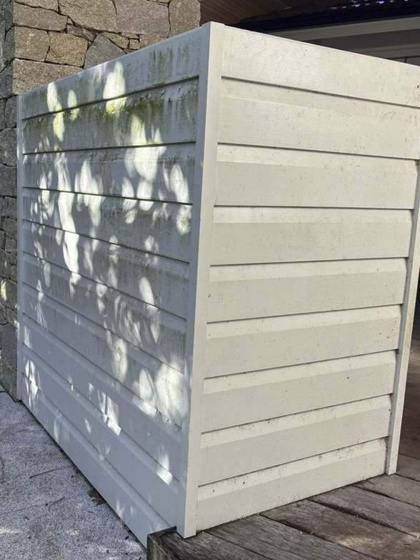 Before exterior cleaning in Brisbane