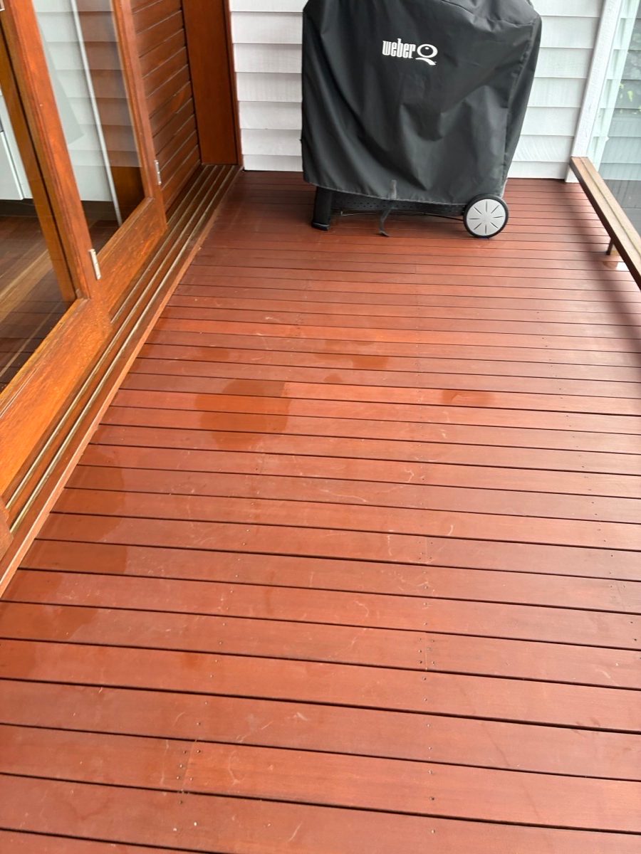 Timber deck in Brisbane after Dript deck clean