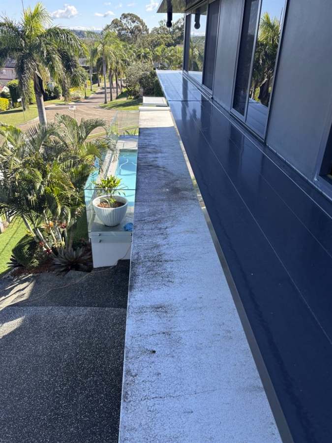 Before exterior cleaning in Brisbane
