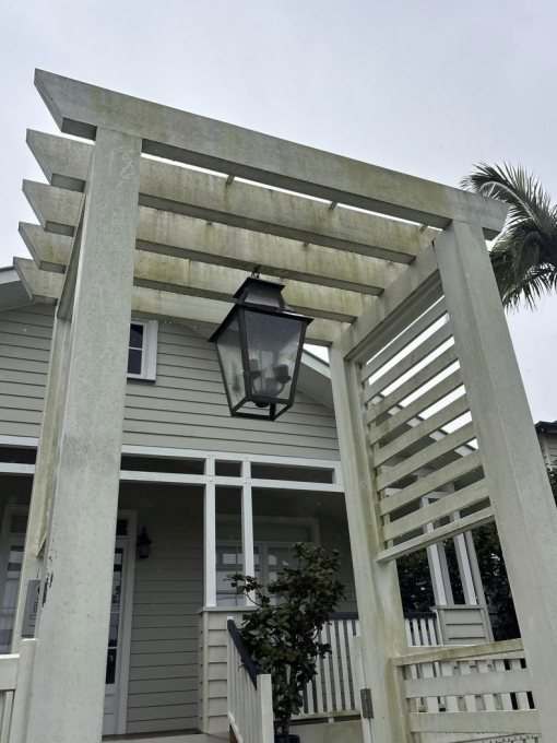 Before exterior cleaning in Brisbane